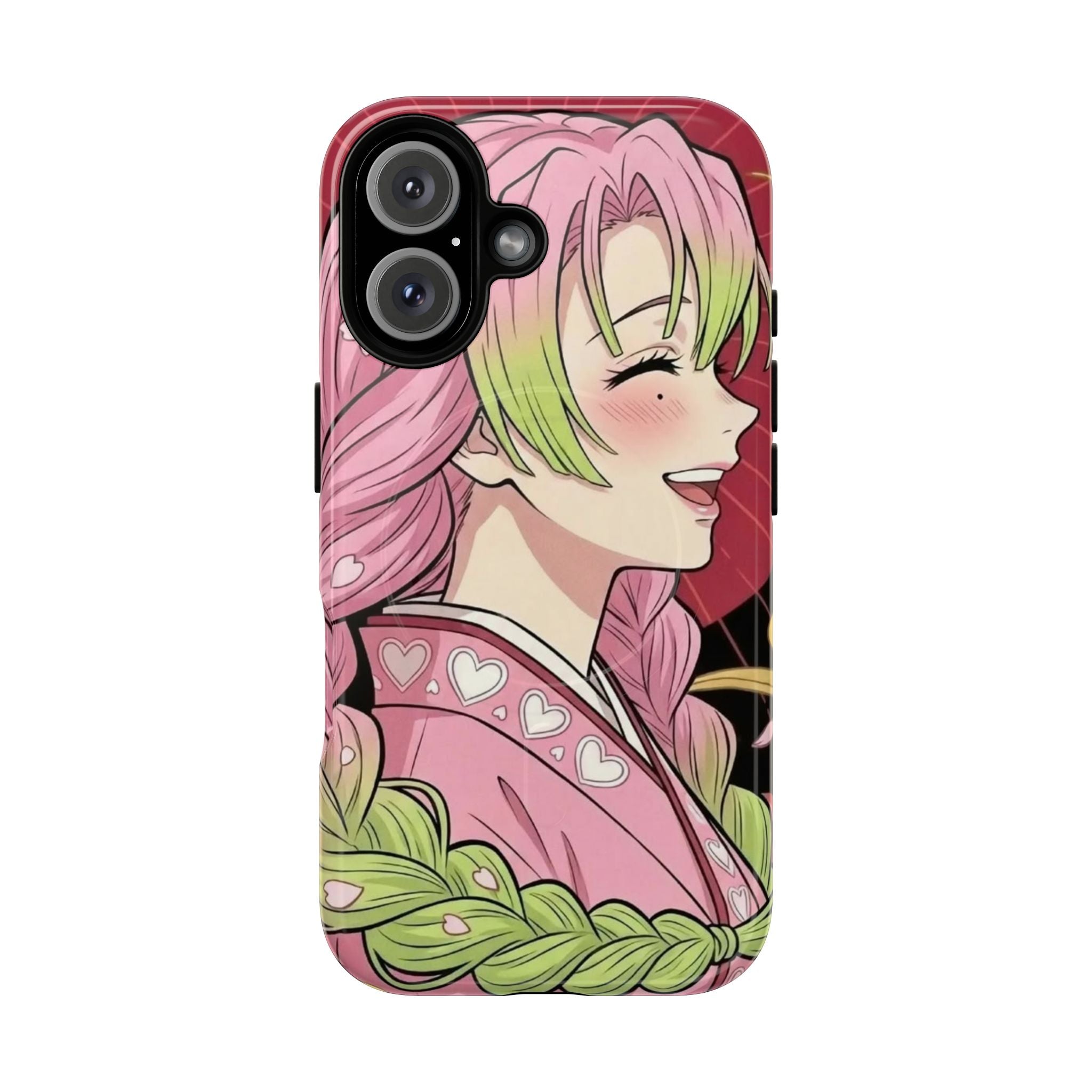 Mitsuri Kanroji Anime Tough iPhone Case - Demon Slayer Manga Cover