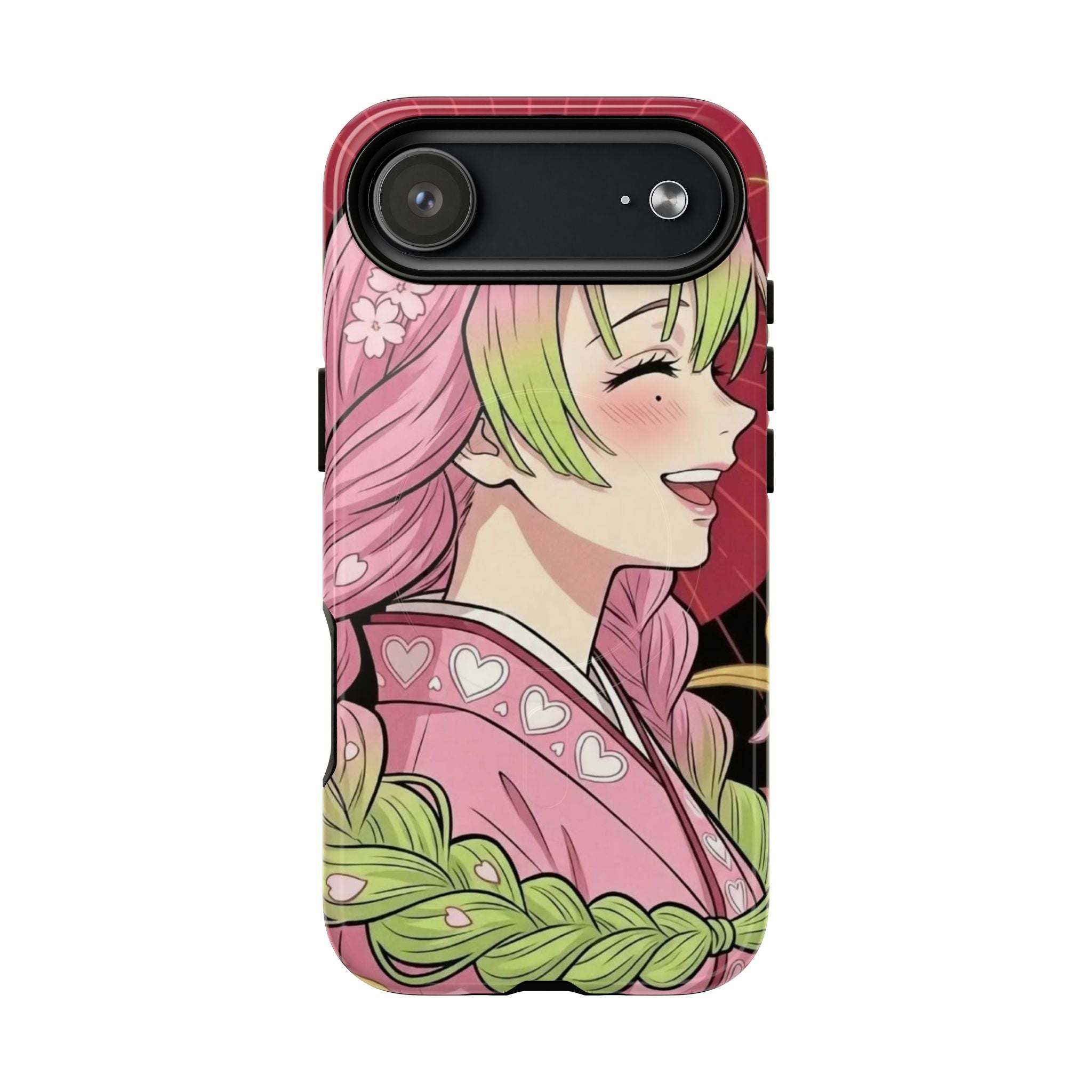Mitsuri Kanroji Anime Tough iPhone Case - Demon Slayer Manga Cover