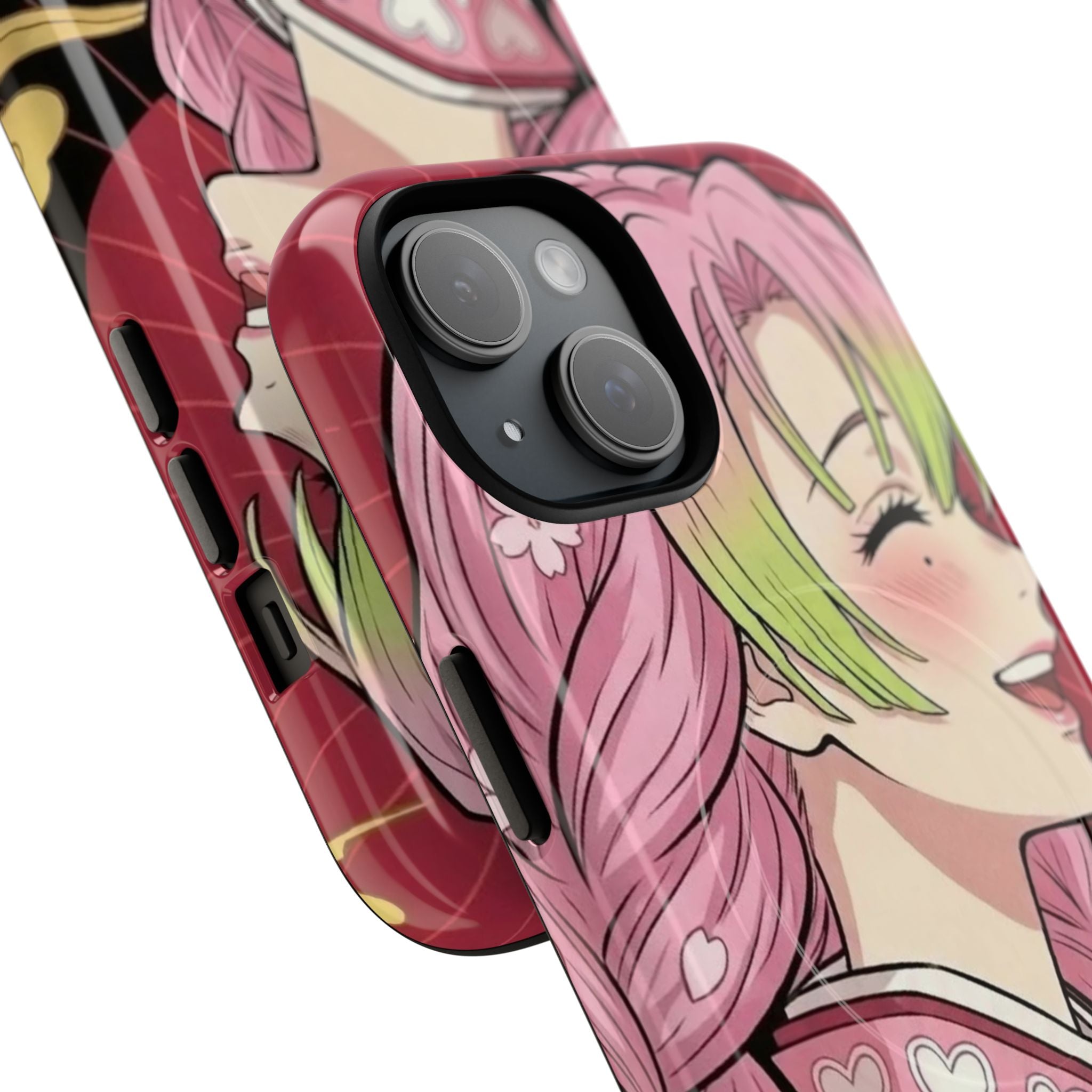 Mitsuri Kanroji Anime Tough iPhone Case - Demon Slayer Manga Cover