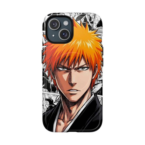 Anime Ichigo Shiningami iPhone Case Tough Magnetic Protective Cover-iPhone 15