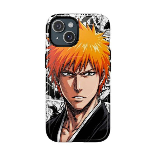 Anime Ichigo Shiningami iPhone Case Tough Magnetic Protective Cover-iPhone 15