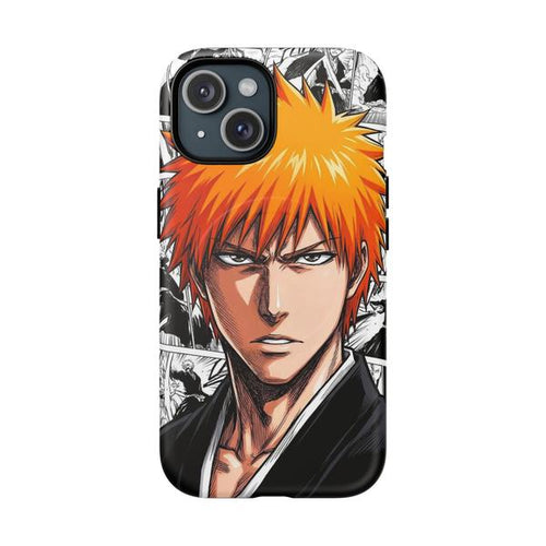 Anime Ichigo Shiningami iPhone Case Tough Magnetic Protective Cover-iPhone 15