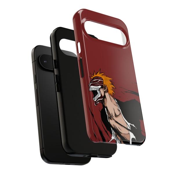 Anime Hollow Ichigo Tough Phone Case - Shinigami Mask Design for Google Pixel-