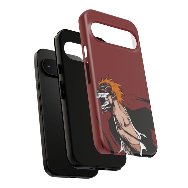 Anime Hollow Ichigo Tough Phone Case - Shinigami Mask Design for Google Pixel-