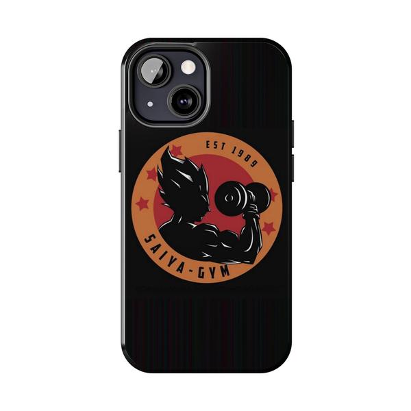 Anime iPhone Case Vegeta Workout - iPhone 13 Mini - KazerCase