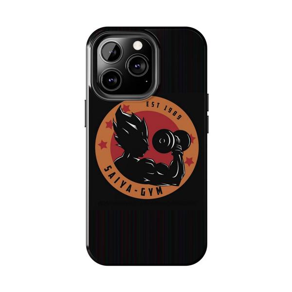 Anime iPhone Case Vegeta Workout - iPhone 13 Pro - KazerCase