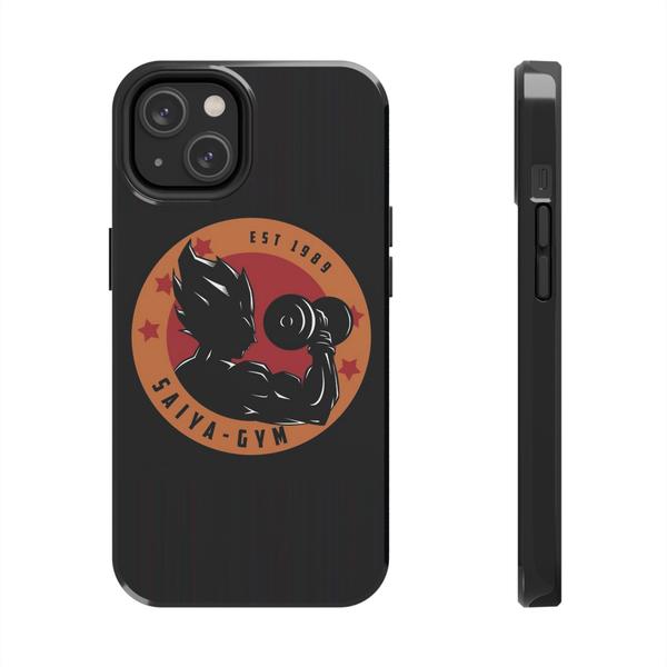 Anime iPhone Case Vegeta Workout - iPhone 14 - KazerCase