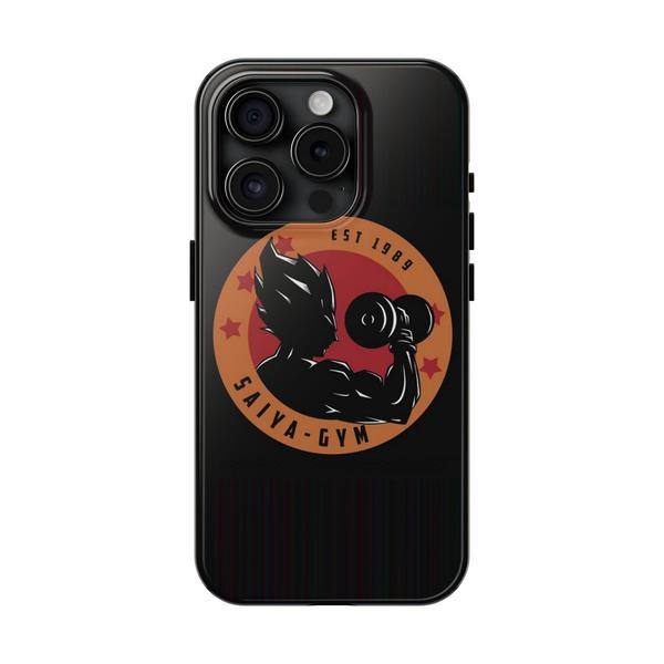 Anime iPhone Case Vegeta Workout - iPhone 15 Pro - KazerCase