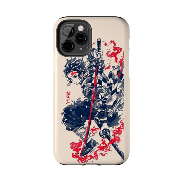 Anime iPhone Case kimetsu no yeba Tanjirô - iPhone 11 Pro - KazerCase