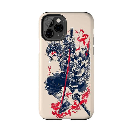 Anime iPhone Case kimetsu no yeba Tanjirô - iPhone 11 Pro - KazerCase