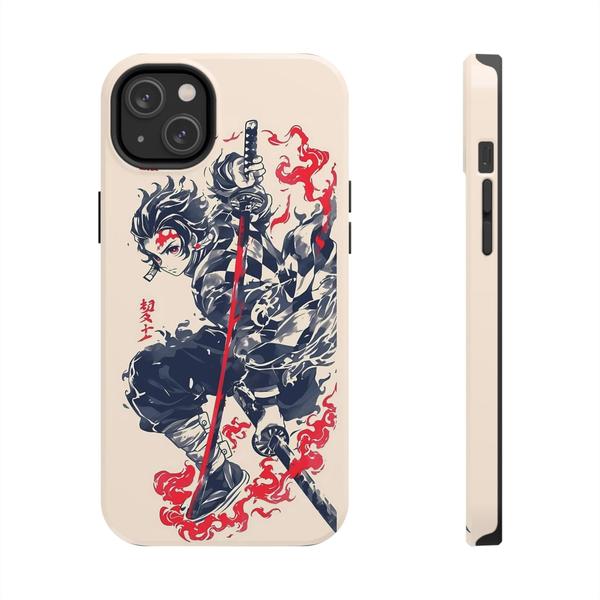 Anime iPhone Case kimetsu no yeba Tanjirô - iPhone 14 Plus - KazerCase