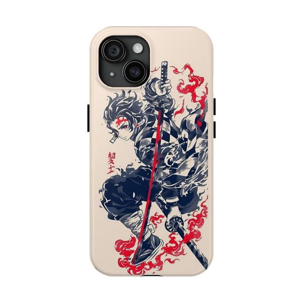 Anime iPhone Case kimetsu no yeba Tanjirô - iPhone 15 - KazerCase
