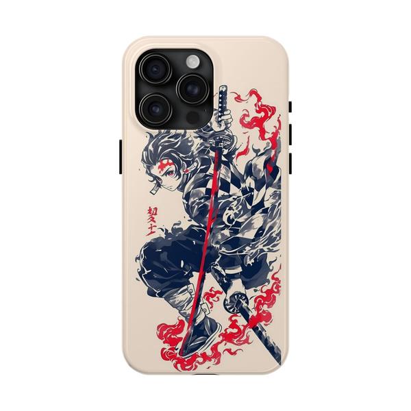 Anime iPhone Case kimetsu no yeba Tanjirô - iPhone 15 Pro Max - KazerCase