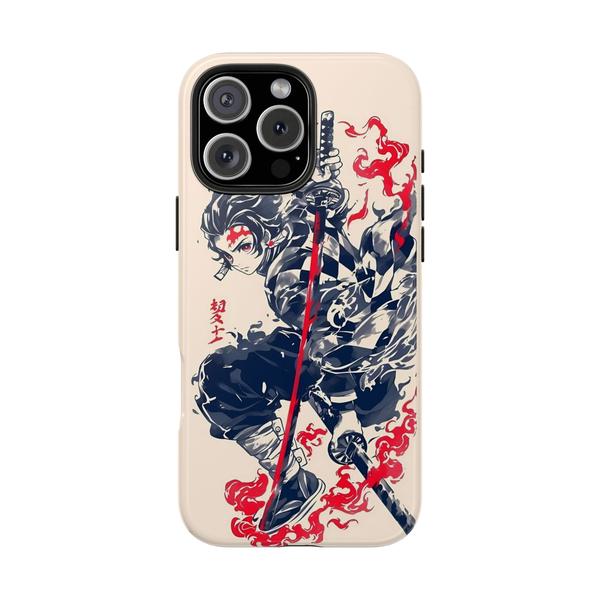Anime iPhone Case kimetsu no yeba Tanjirô - iPhone 16 Pro Max - KazerCase