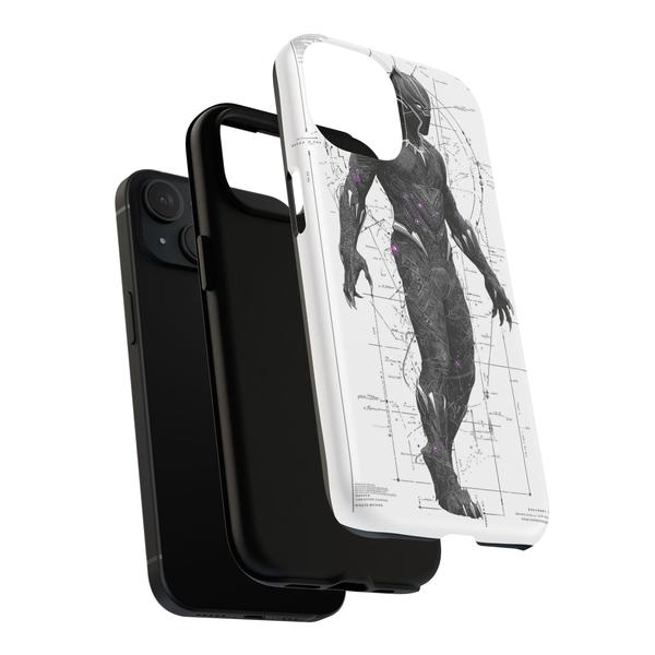 Black Panther Marvel Case for iPhone - iPhone 13 Matte - KazerCase