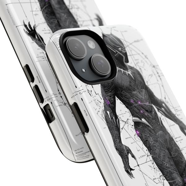 Black Panther Marvel Case for iPhone - iPhone 13 Matte - KazerCase