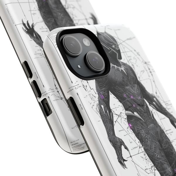 Black Panther Marvel Case for iPhone - iPhone 13 Matte - KazerCase