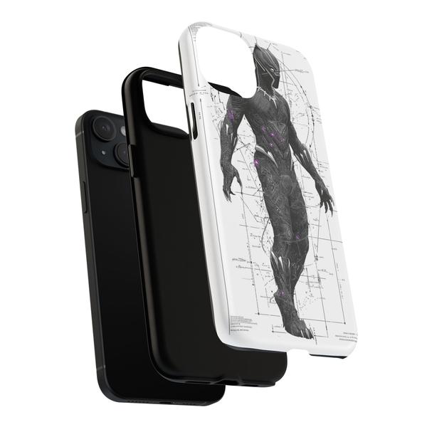 Black Panther Marvel Case for iPhone - iPhone 13 Matte - KazerCase