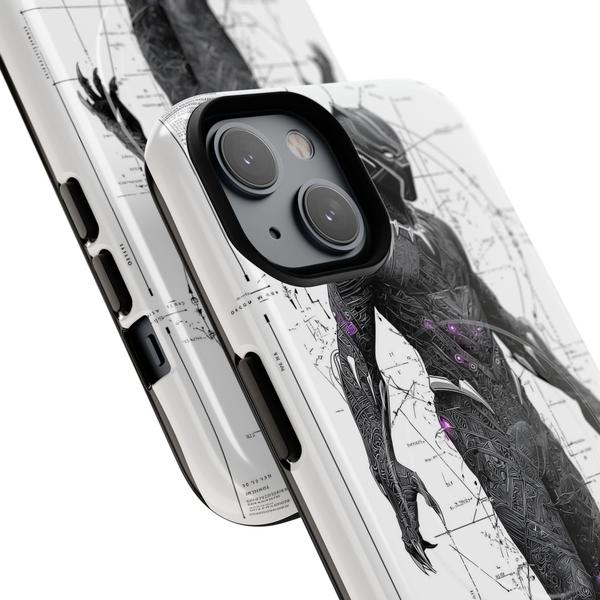 Black Panther Marvel Case for iPhone - iPhone 13 Matte - KazerCase