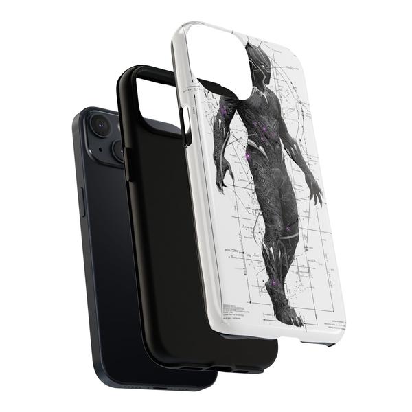 Black Panther Marvel Case for iPhone - iPhone 13 Matte - KazerCase