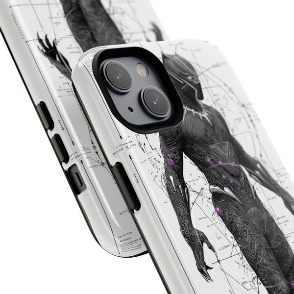 Black Panther Marvel Case for iPhone - iPhone 13 Matte - KazerCase
