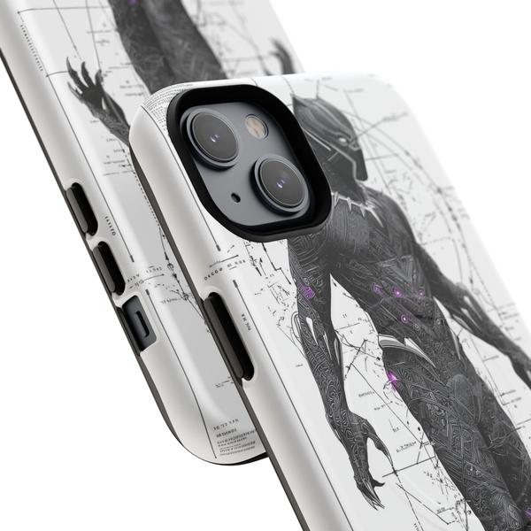 Black Panther Marvel Case for iPhone - iPhone 13 Matte - KazerCase