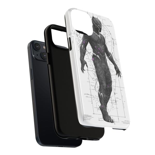 Black Panther Marvel Case for iPhone - iPhone 13 Matte - KazerCase