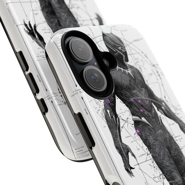 Black Panther Marvel Case for iPhone - iPhone 13 Matte - KazerCase