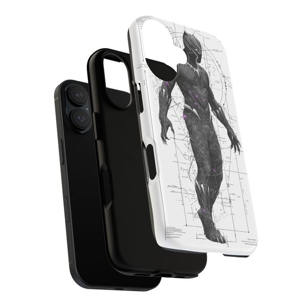 Black Panther Marvel Case for iPhone - iPhone 13 Matte - KazerCase