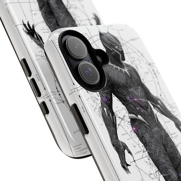 Black Panther Marvel Case for iPhone - iPhone 13 Matte - KazerCase