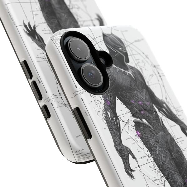 Black Panther Marvel Case for iPhone - iPhone 13 Matte - KazerCase