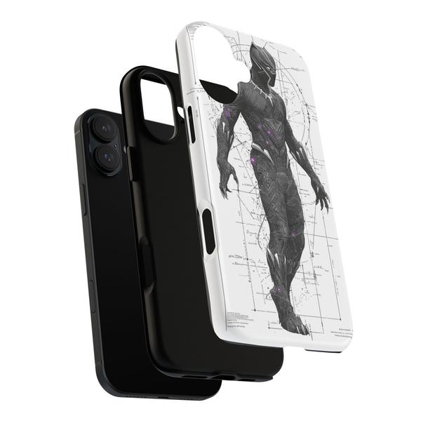 Black Panther Marvel Case for iPhone - iPhone 13 Matte - KazerCase