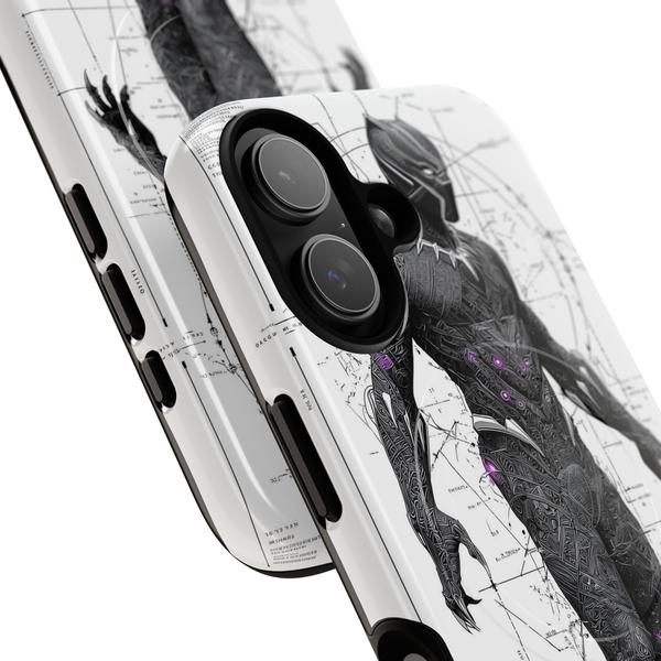 Black Panther Marvel Case for iPhone - iPhone 13 Matte - KazerCase