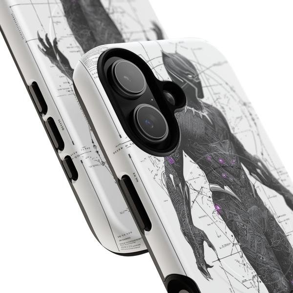 Black Panther Marvel Case for iPhone - iPhone 13 Matte - KazerCase