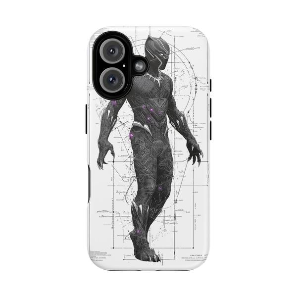 Black Panther Marvel Case for iPhone - iPhone 16 Matte - KazerCase