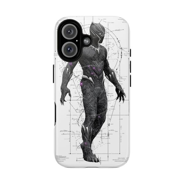 Black Panther Marvel Case for iPhone - iPhone 16 Glossy - KazerCase