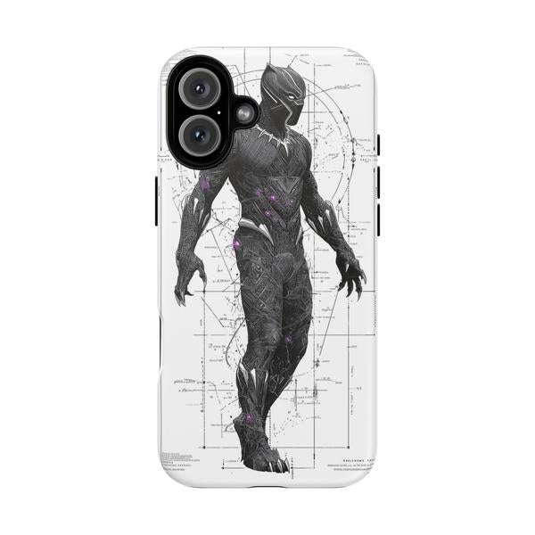Black Panther Marvel Case for iPhone - iPhone 16 Plus Matte - KazerCase