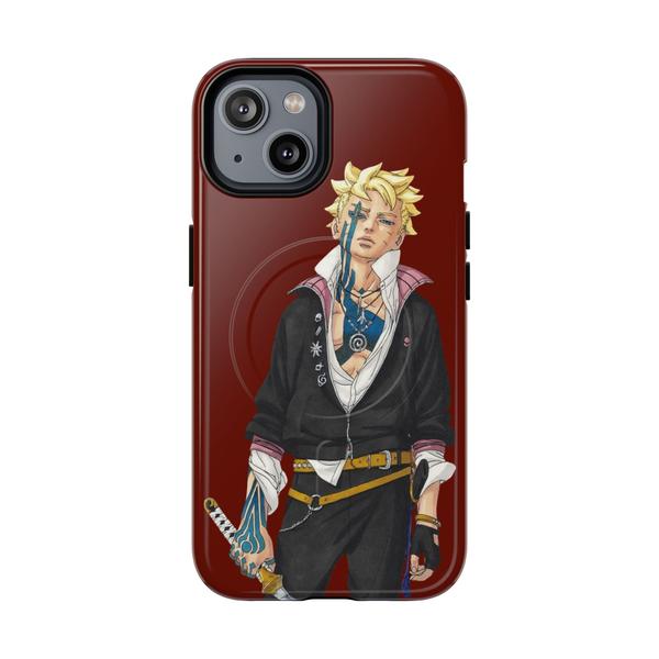 Boruto Two Blue Vortex Anime Case for iPhone Manga Cover - iPhone 14 Glossy - KazerCase