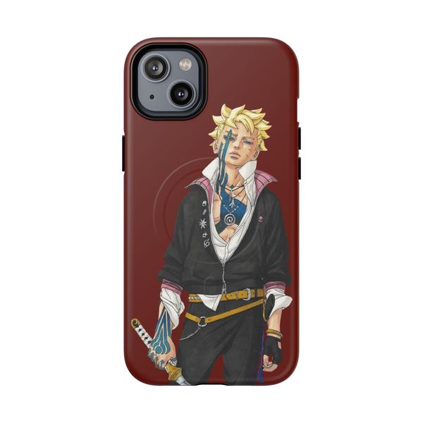 Boruto Two Blue Vortex Anime Case for iPhone Manga Cover - iPhone 14 Plus Matte - KazerCase