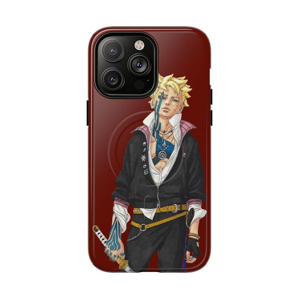 Boruto Two Blue Vortex Anime Case for iPhone Manga Cover - iPhone 14 Pro Max Glossy - KazerCase