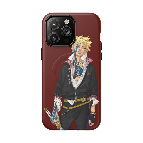 Boruto Two Blue Vortex Anime Case for iPhone Manga Cover - iPhone 14 Pro Max Matte - KazerCase