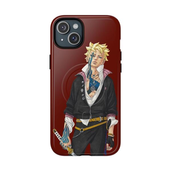 Boruto Two Blue Vortex Anime Case for iPhone Manga Cover - iPhone 15 Plus Glossy - KazerCase