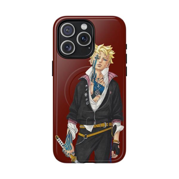 Boruto Two Blue Vortex Anime Case for iPhone Manga Cover - iPhone 15 Pro Max Glossy - KazerCase