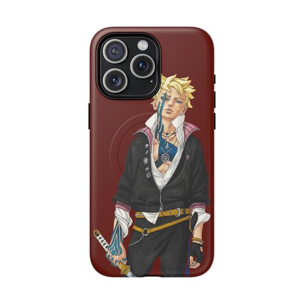 Boruto Two Blue Vortex Anime Case for iPhone Manga Cover - iPhone 15 Pro Max Matte - KazerCase