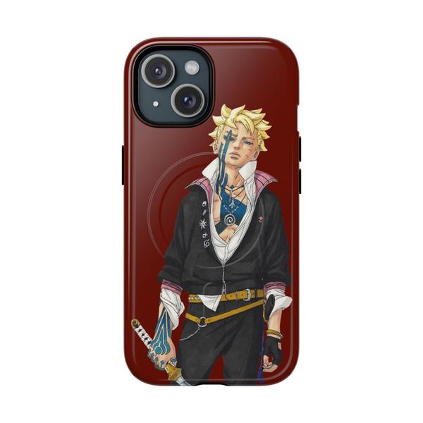 Boruto Two Blue Vortex Anime Case for iPhone Manga Cover - iPhone 15 Glossy - KazerCase