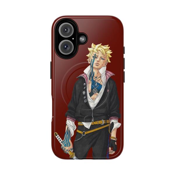 Boruto Two Blue Vortex Anime Case for iPhone Manga Cover - iPhone 16 Glossy - KazerCase