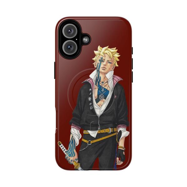 Boruto Two Blue Vortex Anime Case for iPhone Manga Cover - iPhone 16 Plus Glossy - KazerCase