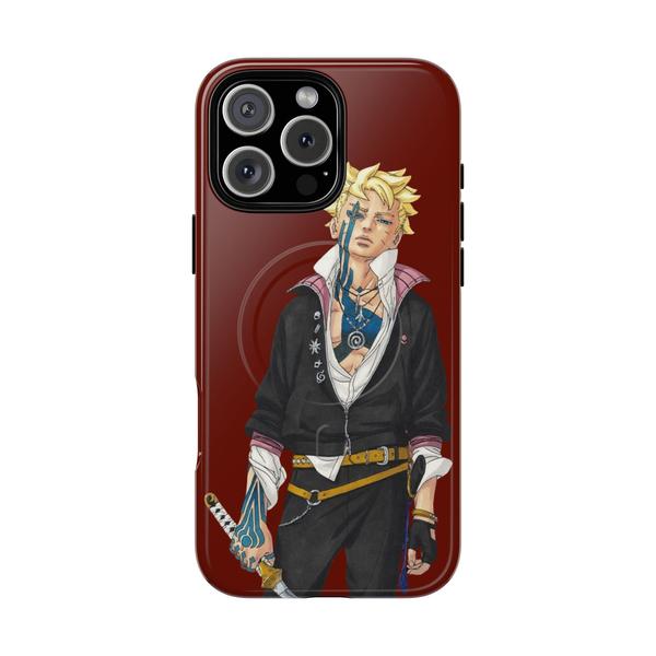 Boruto Two Blue Vortex Anime Case for iPhone Manga Cover - iPhone 16 Pro Max Glossy - KazerCase