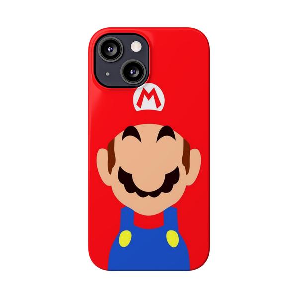 Cool iPhone Case Plumber Mario - iPhone 13 Mini - KazerCase