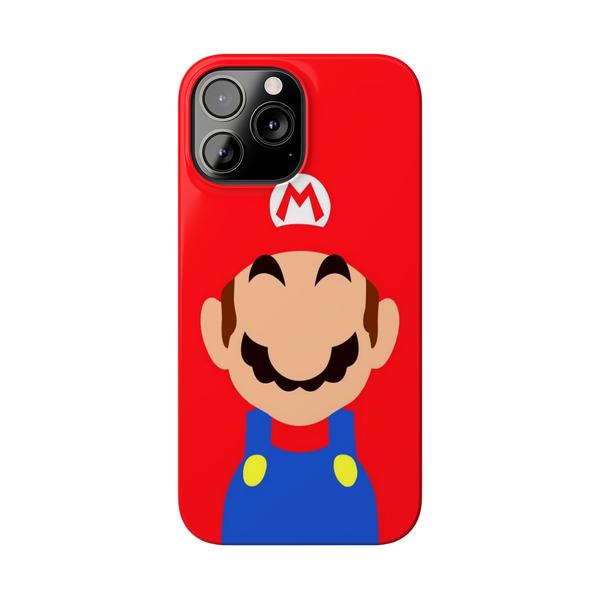Cool iPhone Case Plumber Mario - iPhone 13 Pro Max - KazerCase